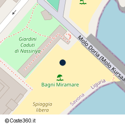 Posizione approssimativa di Bagni Miramare