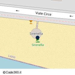Posizione approssimativa di Sirenella