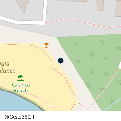 Posizione approssimativa di Lido Calanca Bay Relax