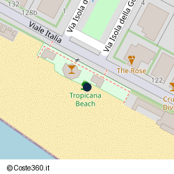 Posizione approssimativa di Tropicana Beach