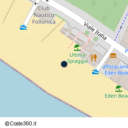Posizione approssimativa di Ultima Spiaggia