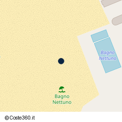 Posizione approssimativa di Bagno Nettuno