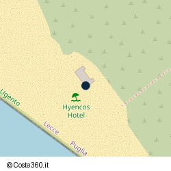 Posizione approssimativa di Lido Hyencos