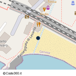 Posizione approssimativa di Bagni Silvano Bar Ristorante