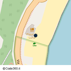 Posizione approssimativa di Playa de Luna