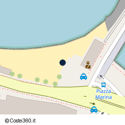 Posizione approssimativa di Spiaggia della Marina,delle Monache,di suor Angela