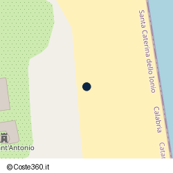 Posizione approssimativa di Torre Sant'Antonio