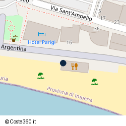 Posizione approssimativa di Sant'Ampelio Restaurant & Beach Life