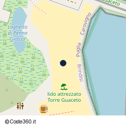 Posizione approssimativa di Stabilimento Balneare Torre Guaceto