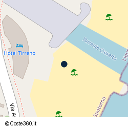 Posizione approssimativa di Hotel Tirreno