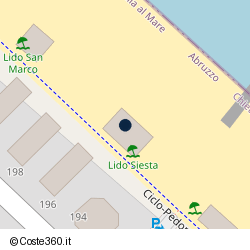 Posizione approssimativa di Lido Siesta