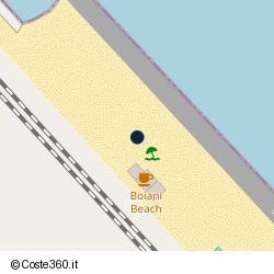 Posizione approssimativa di Boiani Beach