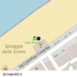 Posizione approssimativa di Lido Paradiso