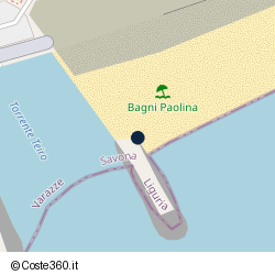Posizione approssimativa di Bagni paolina club