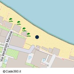 Posizione approssimativa di Lido Raggio di Luna