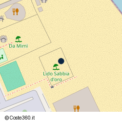 Posizione approssimativa di Lido Sabbia D'oro
