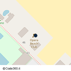 Posizione approssimativa di Opera Beach Club