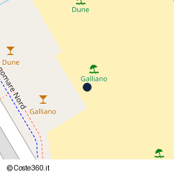 Posizione approssimativa di Galliano Chalet Ristorante Pizzeria