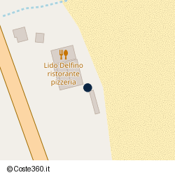 Posizione approssimativa di Lido Delfino