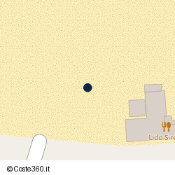 Posizione approssimativa di Lido La Sirena