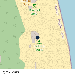 Posizione approssimativa di Le Dune