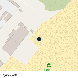 Posizione approssimativa di Lido La Capannina