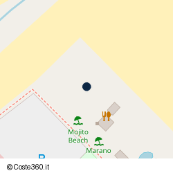 Posizione approssimativa di Mojito Spiaggia