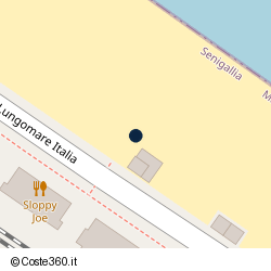 Posizione approssimativa di Beach Break Bagni 160