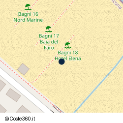 Posizione approssimativa di Bagni 18 Hotel Elena
