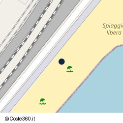 Posizione approssimativa di Bagni Ondina