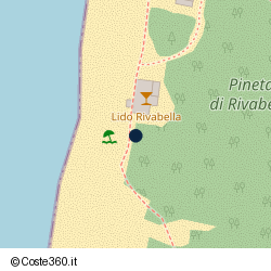 Posizione approssimativa di Lido Rivabella