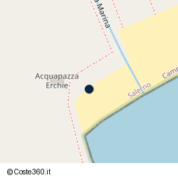 Posizione approssimativa di Acquapazza Erchie
