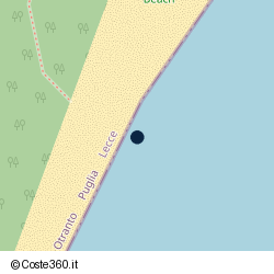 Posizione approssimativa di Salento Holiday Beach