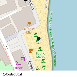 Posizione approssimativa di Bagno Francesca Lido Snack Bar