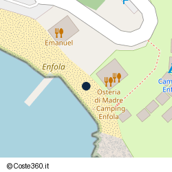 Posizione approssimativa di Camping Enfola
