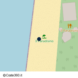 Posizione approssimativa di Il Paradisino Beach Club