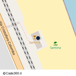 Posizione approssimativa di Santina