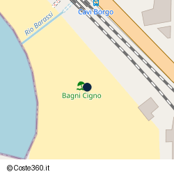 Posizione approssimativa di Bagni Cigno