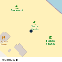 Posizione approssimativa di Spiaggia 54