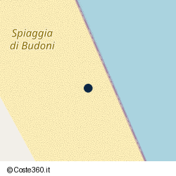 Posizione approssimativa di Spiaggia Stella Marina