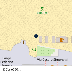Posizione approssimativa di Bagni Lido 3