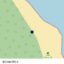 Posizione approssimativa di Giro di boa Beach