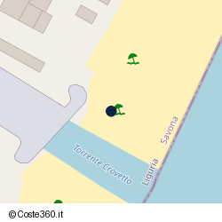 Posizione approssimativa di Bagni Lord Nelson Beach