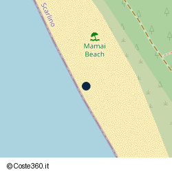 Posizione approssimativa di Mamai Beach