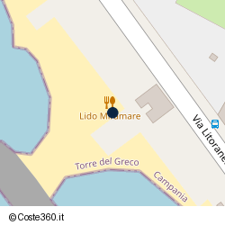 Posizione approssimativa di Lido Miramare