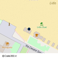 Posizione approssimativa di Lido Due
