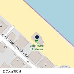 Posizione approssimativa di Lido Mare Nostrum