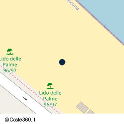 Posizione approssimativa di Lido delle Palme