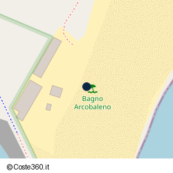 Posizione approssimativa di Bagno Arcobaleno