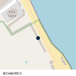 Posizione approssimativa di Apulia hotel lido